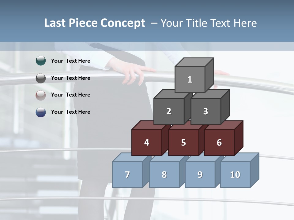 Brunette Professional White PowerPoint Template