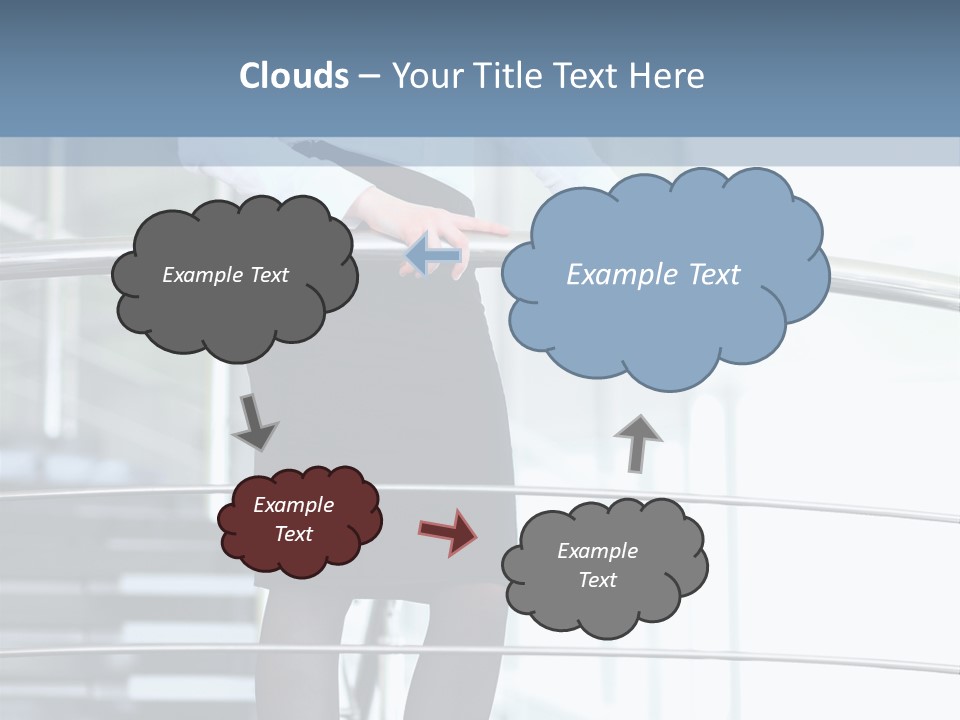 Brunette Professional White PowerPoint Template