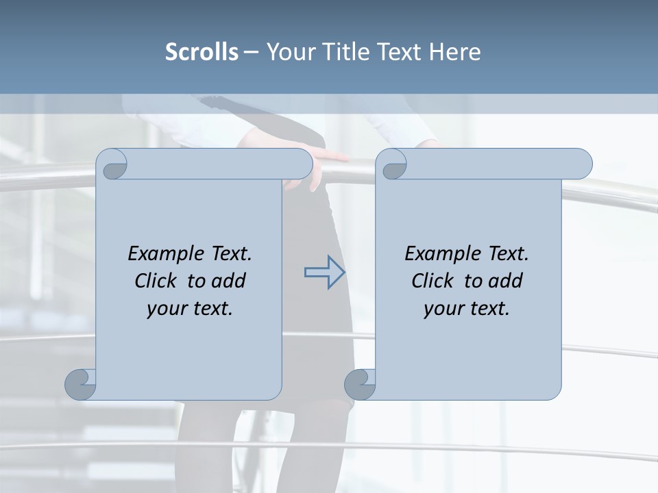 Brunette Professional White PowerPoint Template