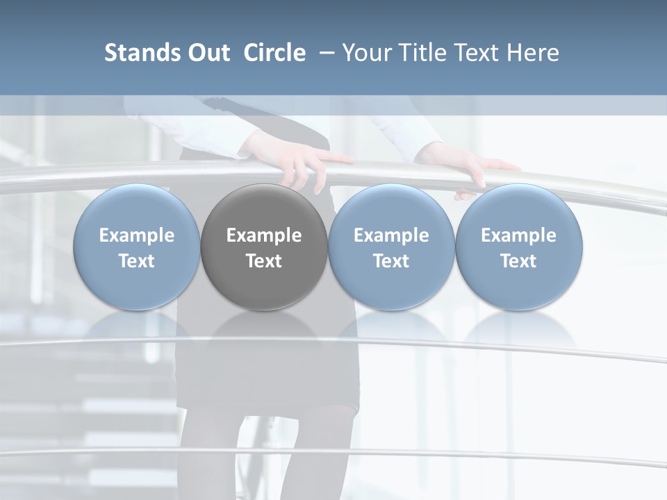 Brunette Professional White PowerPoint Template