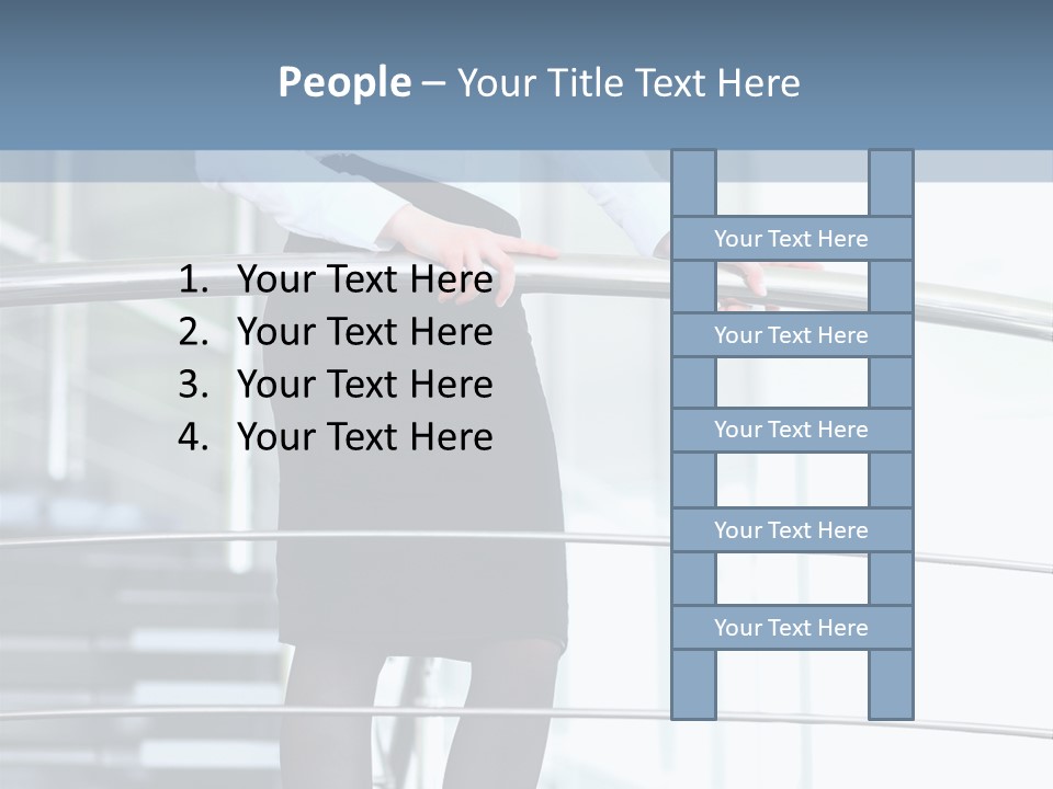 Brunette Professional White PowerPoint Template