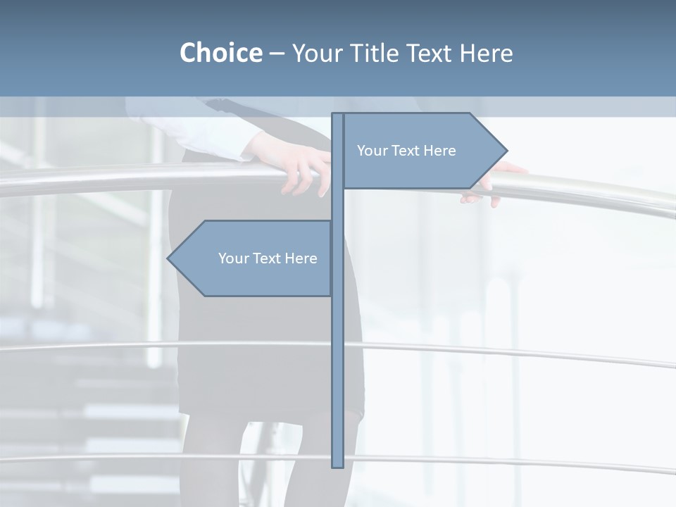 Brunette Professional White PowerPoint Template