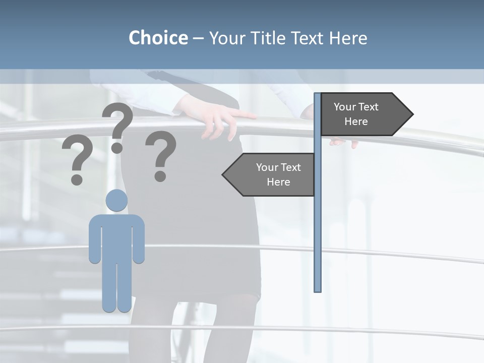 Brunette Professional White PowerPoint Template