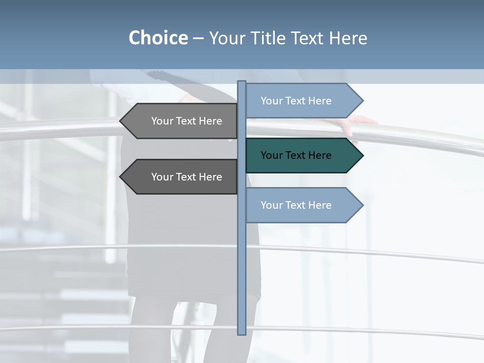 Brunette Professional White PowerPoint Template