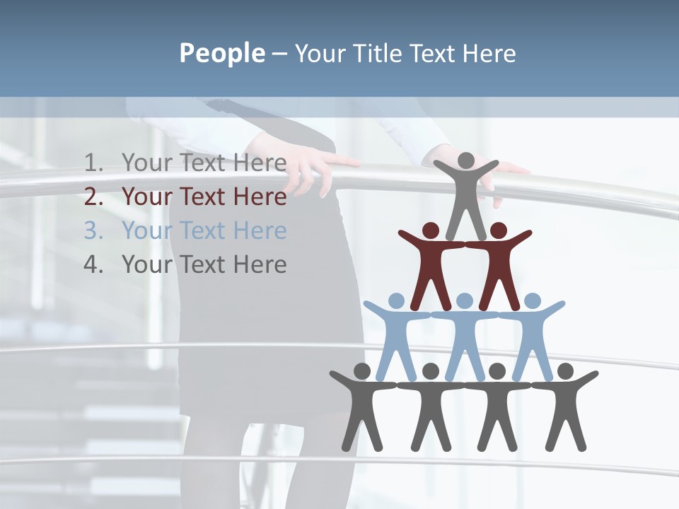 Brunette Professional White PowerPoint Template