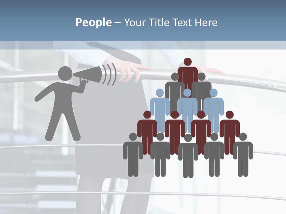 Brunette Professional White PowerPoint Template