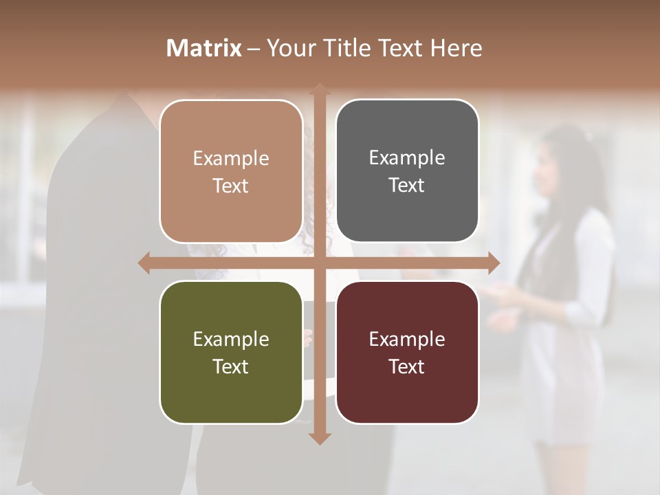 Businesswomen Agreement Partners PowerPoint Template