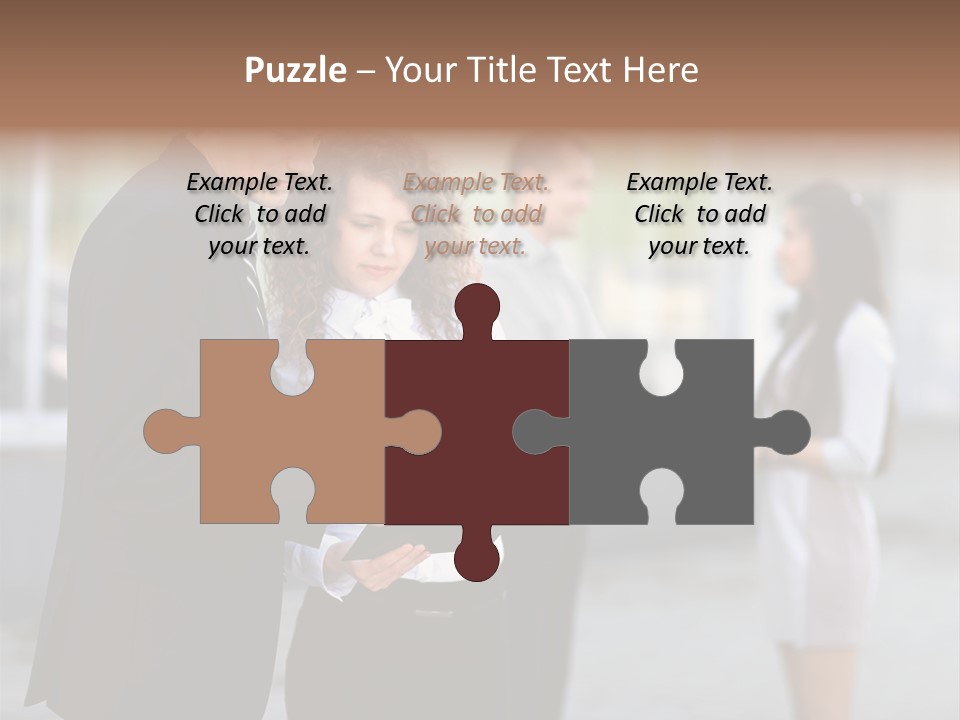 Businesswomen Agreement Partners PowerPoint Template