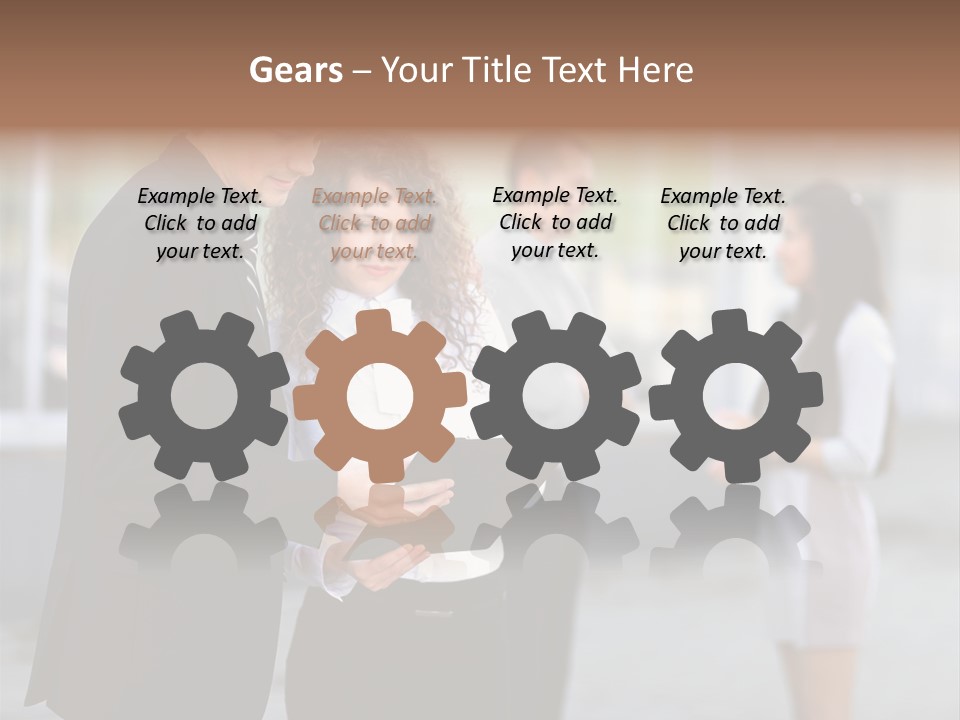 Businesswomen Agreement Partners PowerPoint Template