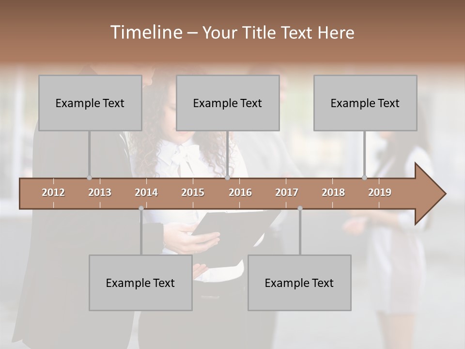 Businesswomen Agreement Partners PowerPoint Template