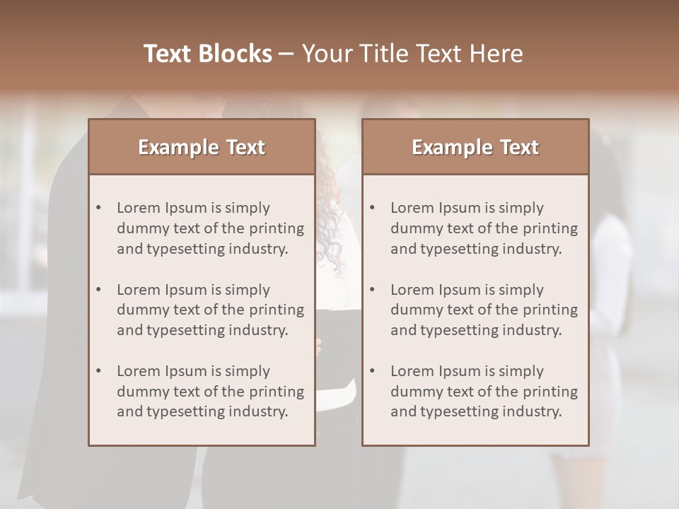 Businesswomen Agreement Partners PowerPoint Template