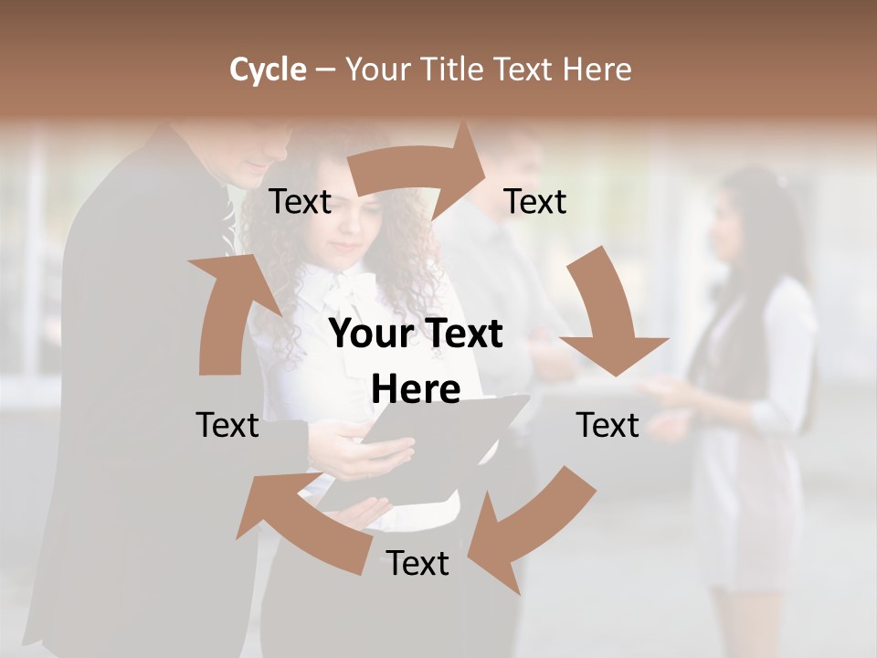 Businesswomen Agreement Partners PowerPoint Template