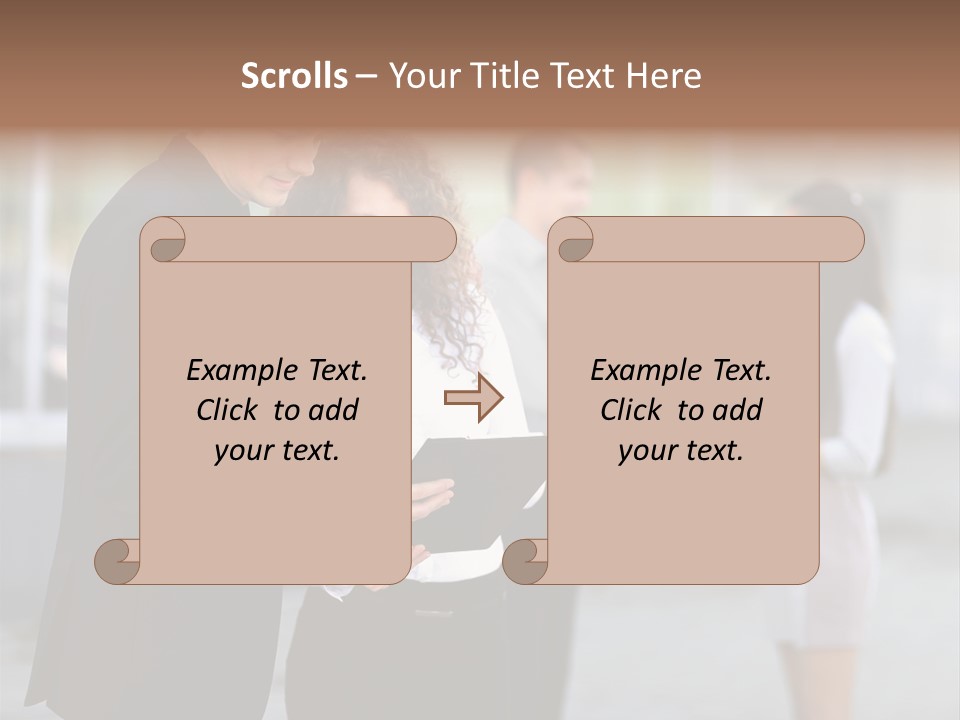 Businesswomen Agreement Partners PowerPoint Template