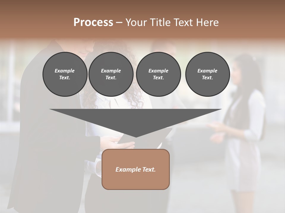 Businesswomen Agreement Partners PowerPoint Template