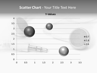 Closeup Pod Cast White PowerPoint Template