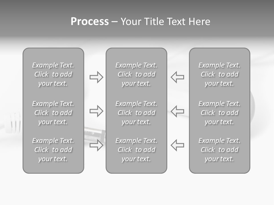 Closeup Pod Cast White PowerPoint Template