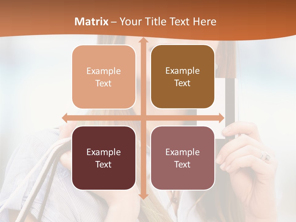 Store Customer Shopaholic PowerPoint Template