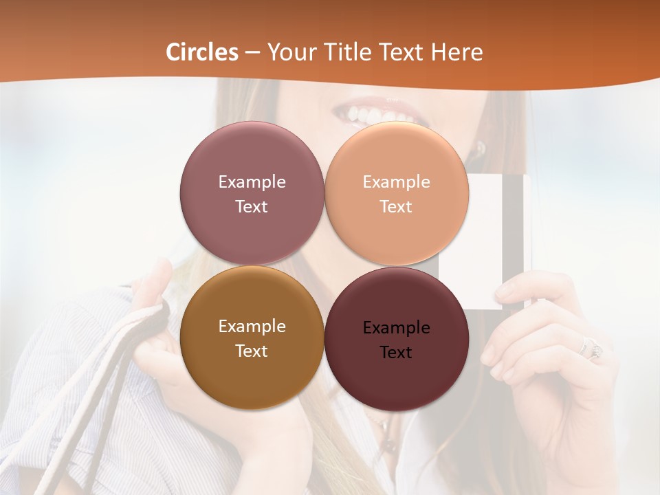 Store Customer Shopaholic PowerPoint Template