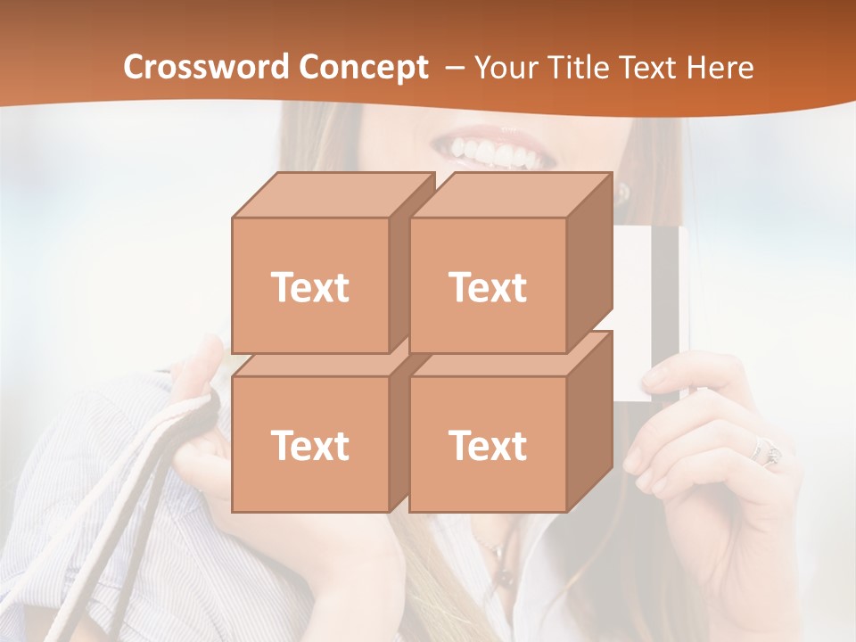 Store Customer Shopaholic PowerPoint Template