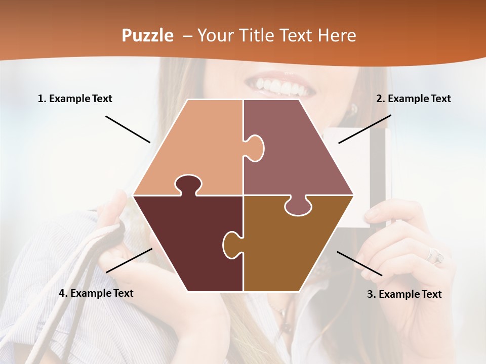 Store Customer Shopaholic PowerPoint Template