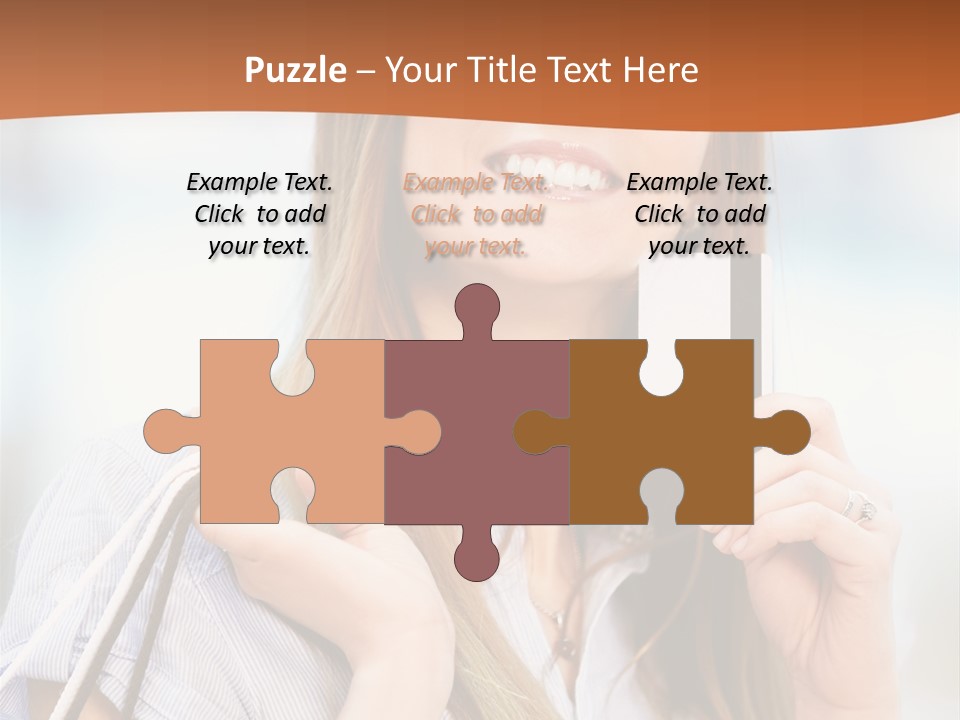 Store Customer Shopaholic PowerPoint Template