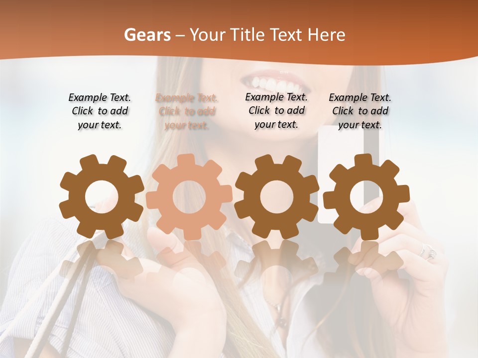 Store Customer Shopaholic PowerPoint Template