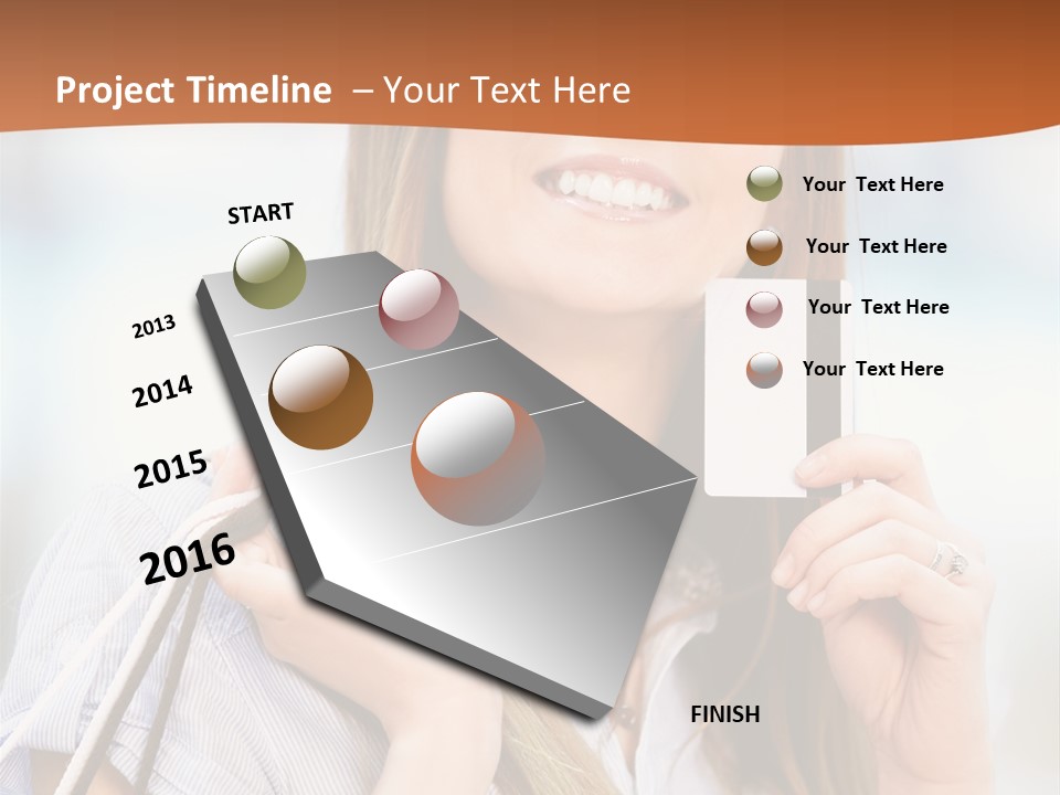 Store Customer Shopaholic PowerPoint Template