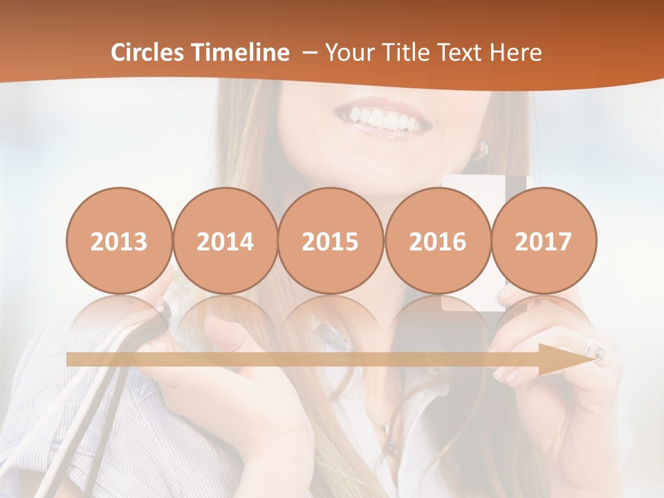 Store Customer Shopaholic PowerPoint Template