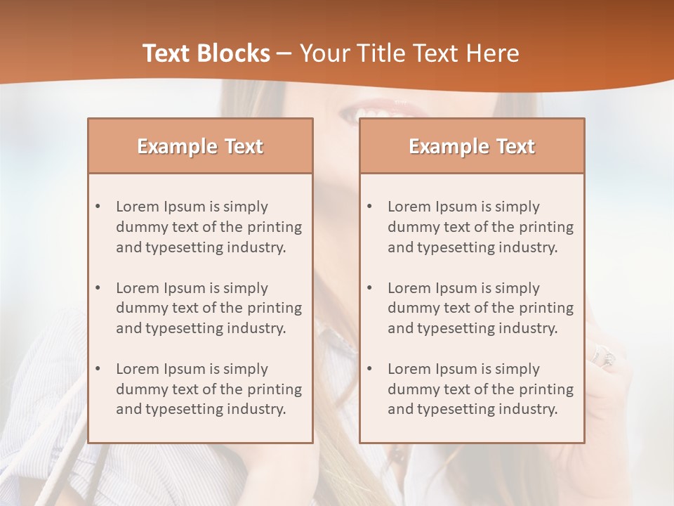 Store Customer Shopaholic PowerPoint Template