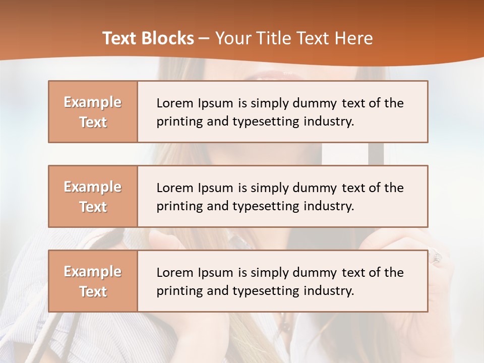 Store Customer Shopaholic PowerPoint Template