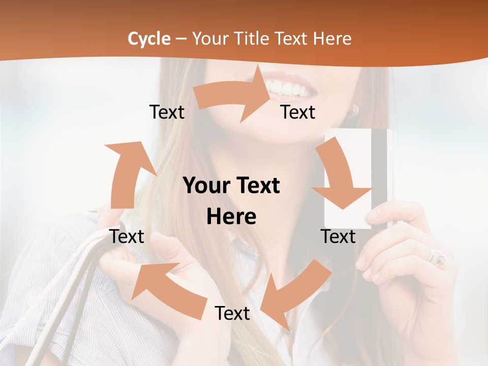 Store Customer Shopaholic PowerPoint Template