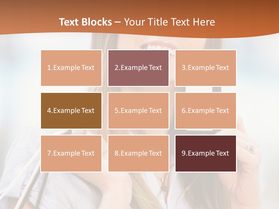 Store Customer Shopaholic PowerPoint Template