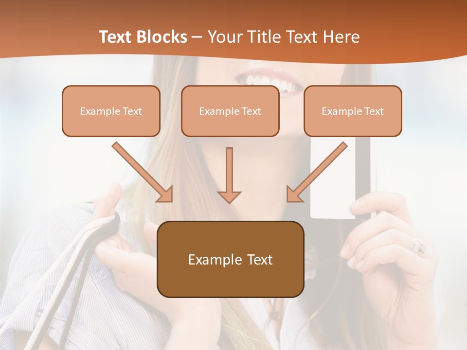 Store Customer Shopaholic PowerPoint Template