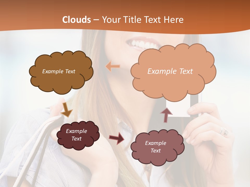 Store Customer Shopaholic PowerPoint Template