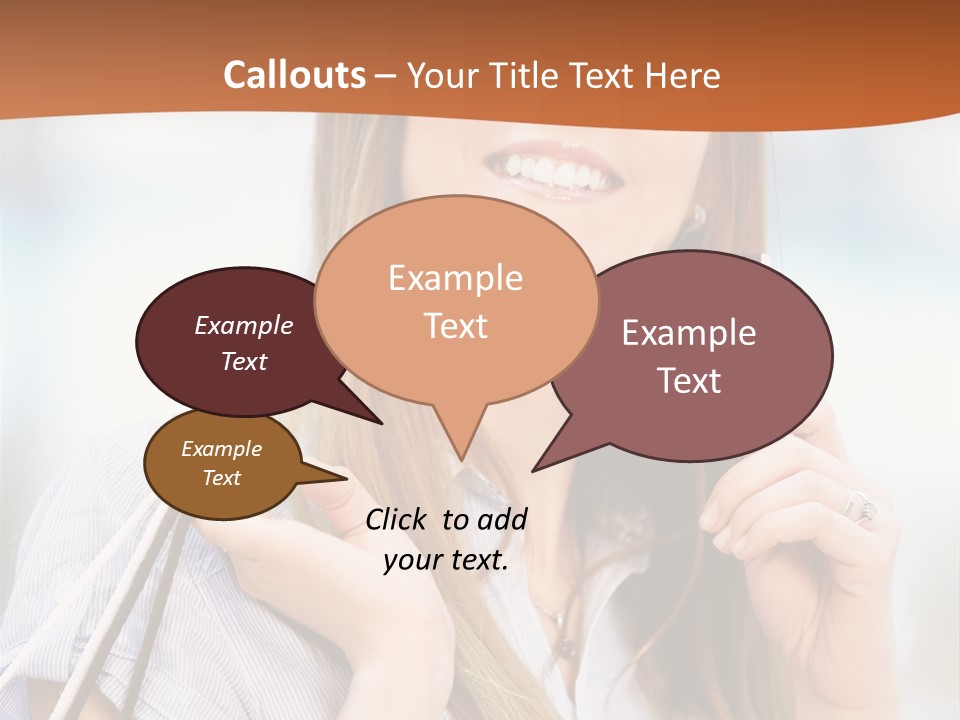 Store Customer Shopaholic PowerPoint Template