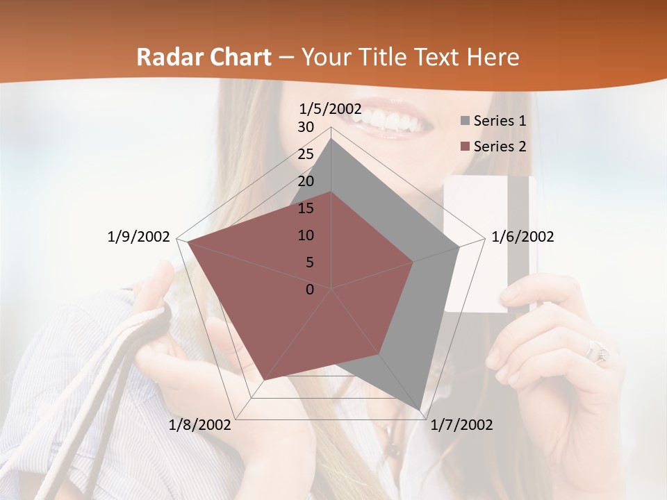 Store Customer Shopaholic PowerPoint Template