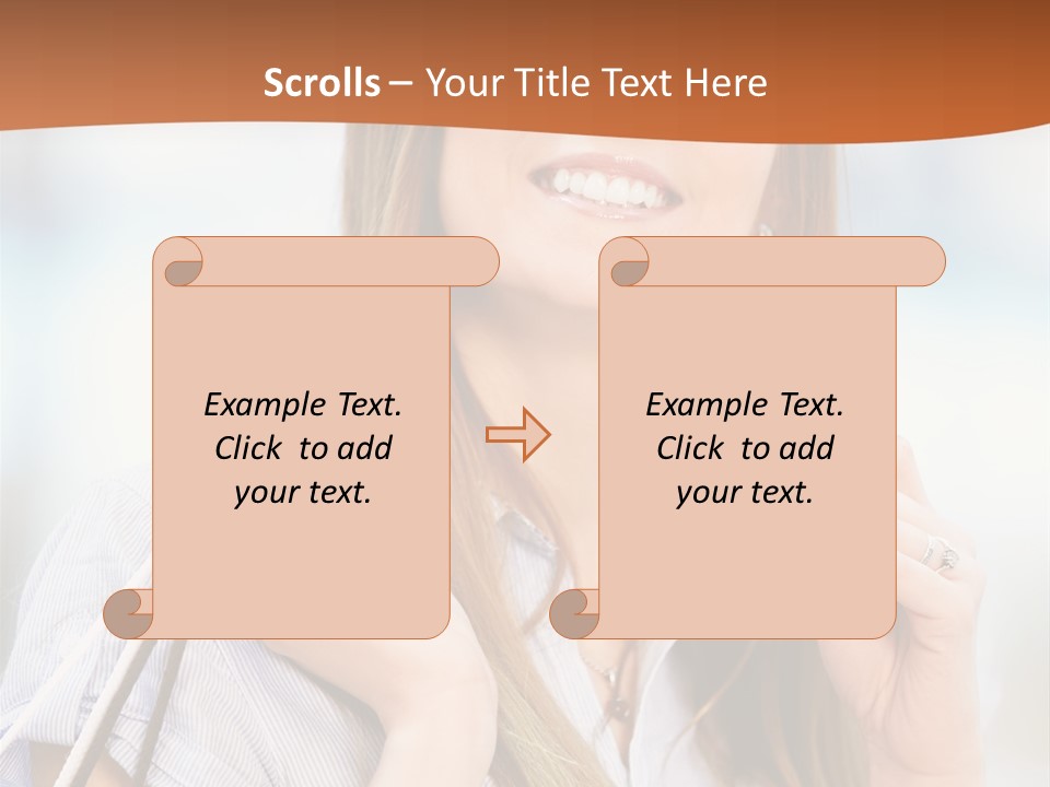 Store Customer Shopaholic PowerPoint Template