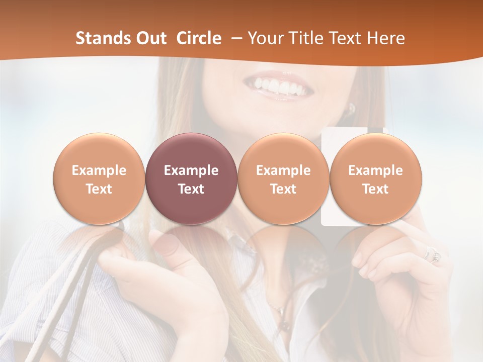 Store Customer Shopaholic PowerPoint Template