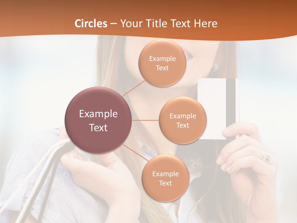 Store Customer Shopaholic PowerPoint Template