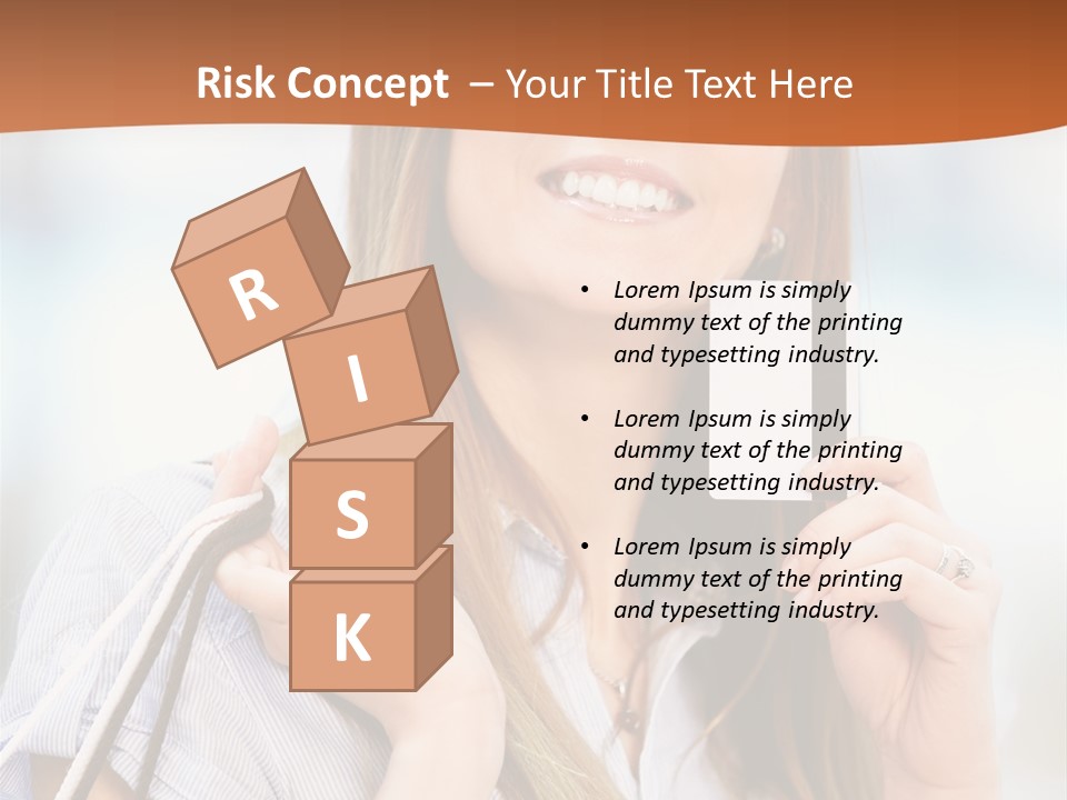 Store Customer Shopaholic PowerPoint Template