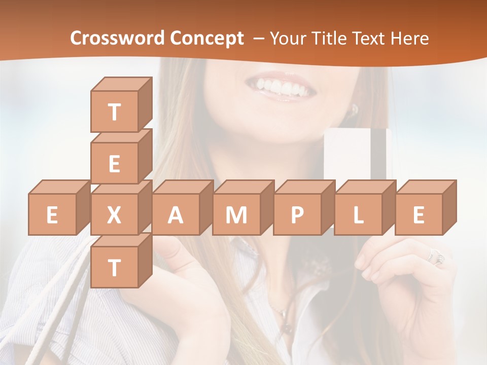 Store Customer Shopaholic PowerPoint Template