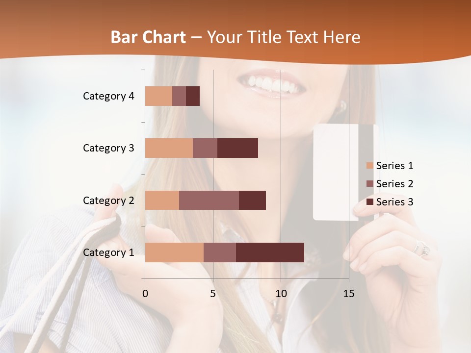 Store Customer Shopaholic PowerPoint Template