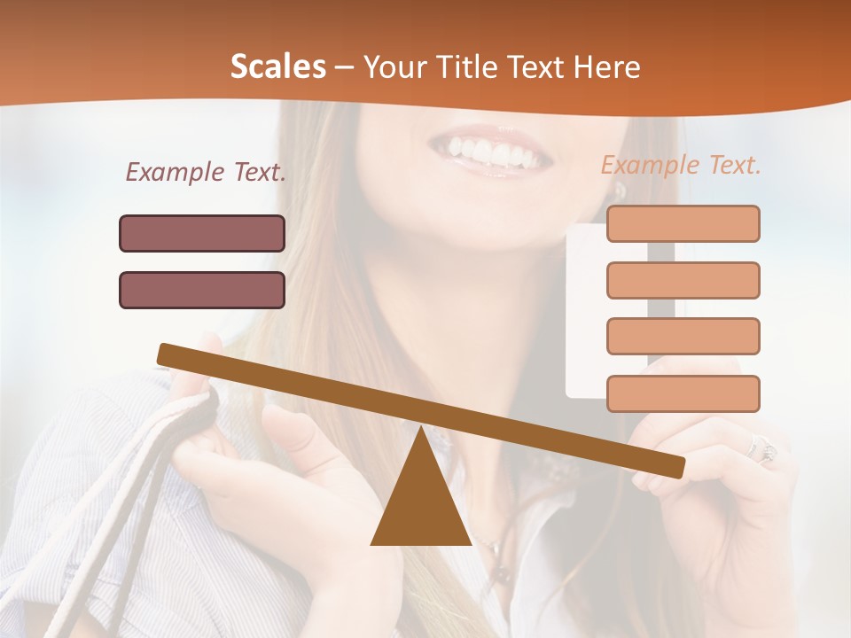Store Customer Shopaholic PowerPoint Template