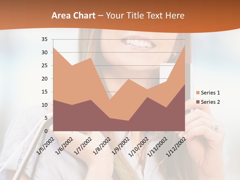 Store Customer Shopaholic PowerPoint Template