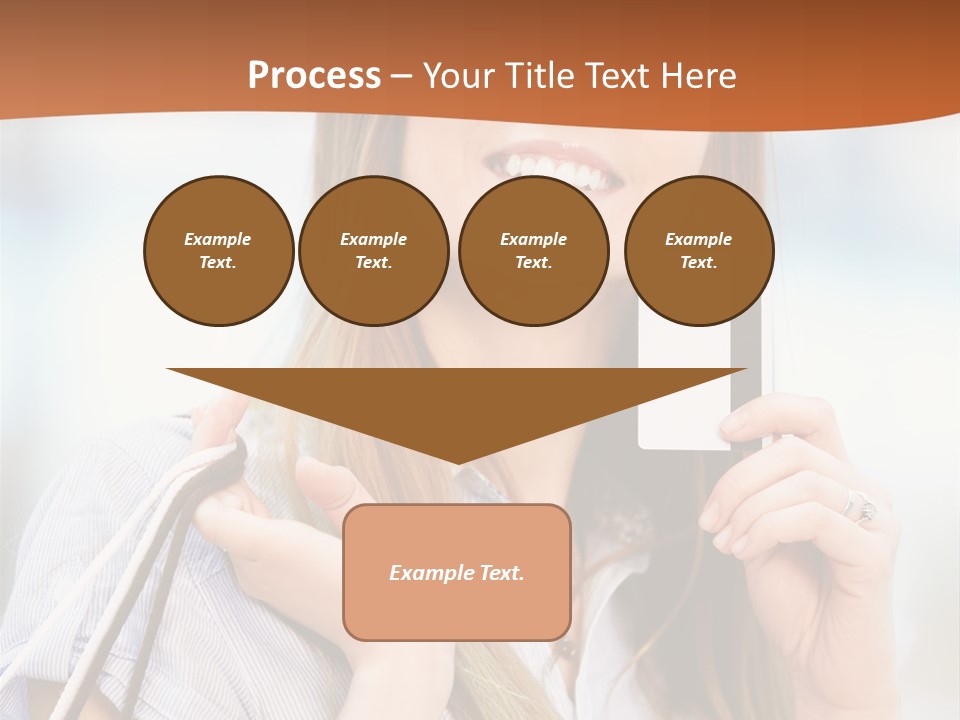 Store Customer Shopaholic PowerPoint Template