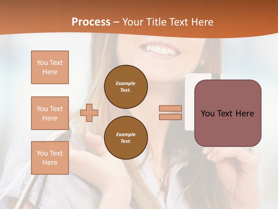 Store Customer Shopaholic PowerPoint Template