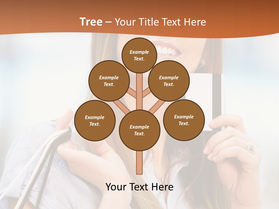 Store Customer Shopaholic PowerPoint Template