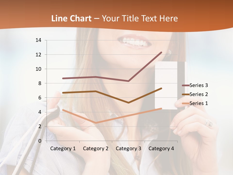 Store Customer Shopaholic PowerPoint Template
