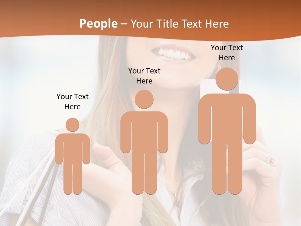 Store Customer Shopaholic PowerPoint Template