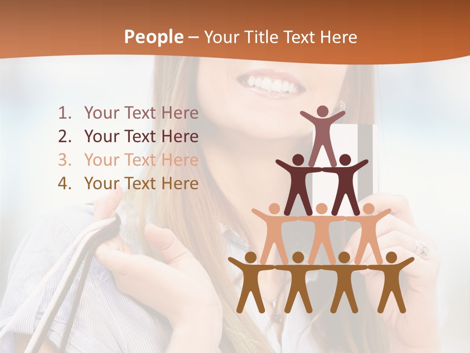 Store Customer Shopaholic PowerPoint Template